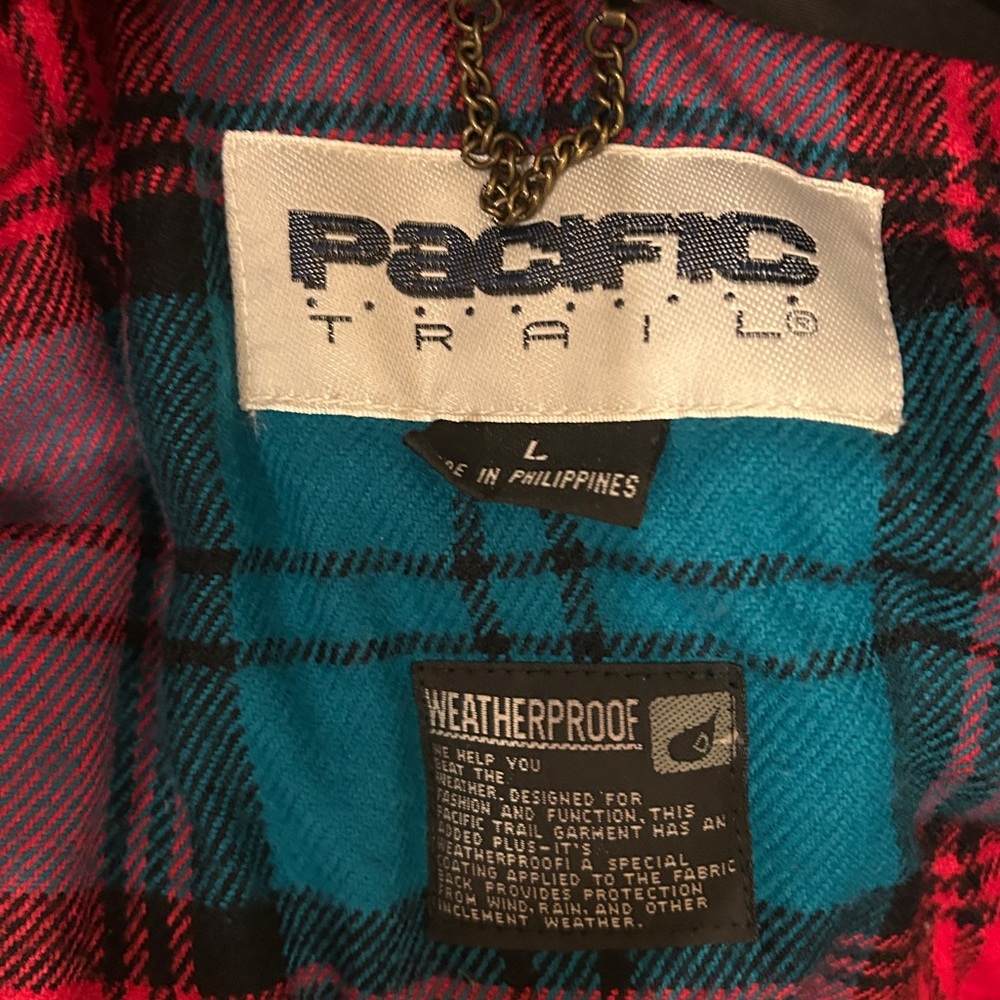 Pacific Trail Red and Blue Plaid Jacket - Picture 6 of 9